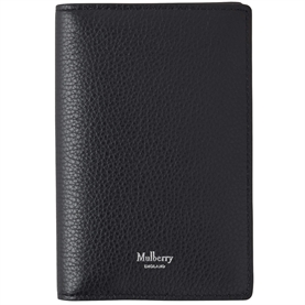 Mulberry Passport Cover Black